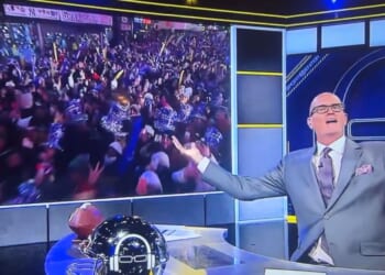 Video of ESPN's Scott Van Pelt has been making the rounds on social media.