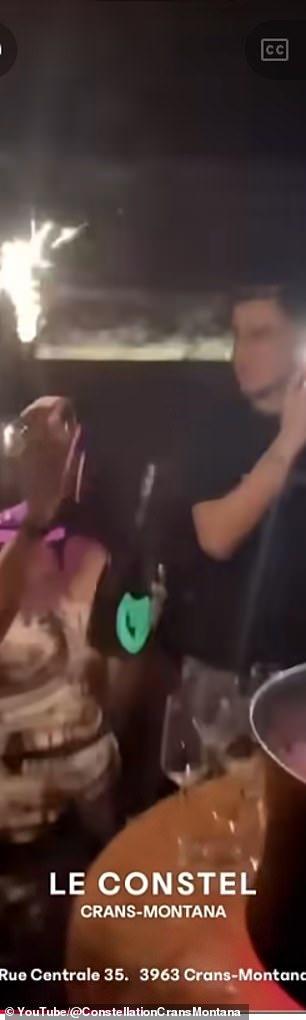 A promotional video for the club shows waitresses passing around champagne bottles fitted with sparklers