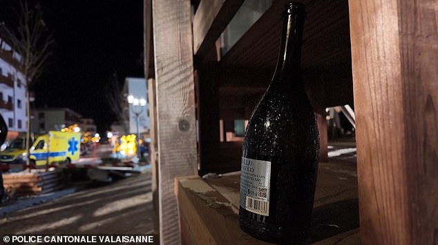 Witnesses believe the blaze was caused by a birthday candle put inside a champagne bottle in the basement of the venue in the Alpine town of Crans-Montana.