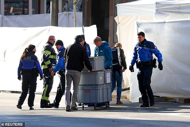 There were 150 emergency workers in the scene