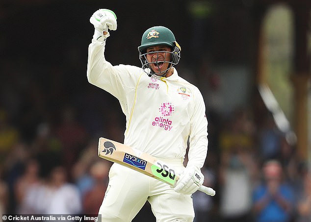 The 39-year-old made (pictured) made twin centuries in the corresponding Test match in 2022