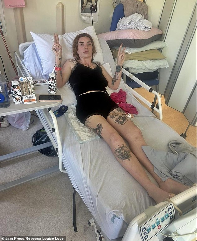 She had to spend eight weeks in the hospital after the disease left her unable to walk and with difficulty breathing and swallowing