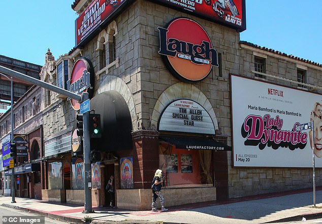 Mulrooney had been known for embracing his passion for comedy, performing at iconic Hollywood venues such as The Laugh Factory, the Improv and The Comedy Store throughout his entertainment career; The Laugh Factory seen above on Sunset Boulevard