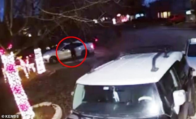 Olmos was last seen on a neighbor's surveillance camera leaving her San Antonio neighborhood just before 7am on December 24, prompting a week-long search as authorities feared she could be in 'imminent danger.'