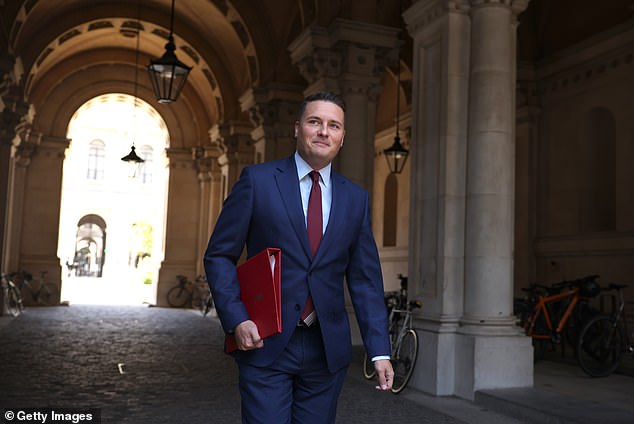 Health Secretary Wes Streeting said: 'The sick society we inherited costs taxpayers eye-watering sums - we simply cannot afford to keep writing people off.'