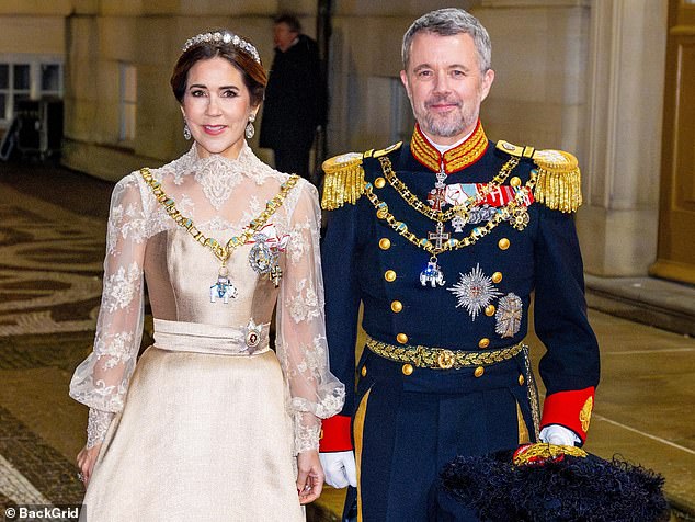 King Frederik X of Denmark (right) highlighted the new military training programs and praised the 'strength and pride' of Greenlanders during this 'turbulent time' in his New Year's address