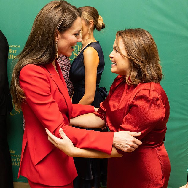 The Princess of Wales and Giovanna Fletcher, who share a bond over parenting and children's health. Giovanna has spoken about what kind of queen she will be and how funny