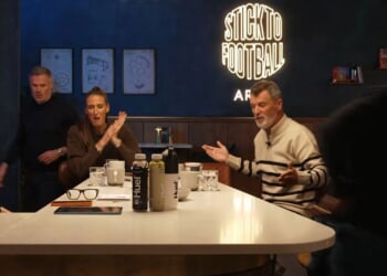 Ian Wright walks out as Roy Keane goes on hilarious golf rant moments before Rory McIlroy comes on set