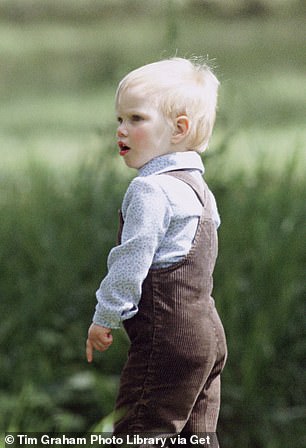 Zara (pictured aged two) and Isla are believed to share an incredibly close bond, particularly given the aunt and niece both reside on Anne's 700-acre Gatcombe Park Estate