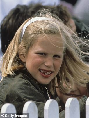 Their acute resemblance has been noted by royal onlookers, who even compared Isla to a young Princess Anne. Pictured: Zara in 1988