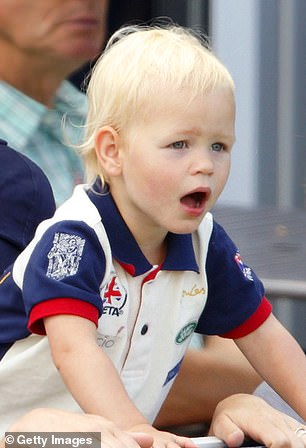 Zara and Isla (pictured aged two) are believed to share an incredibly close bond, particularly given the aunt and niece both reside on Anne's 700-acre Gatcombe Park Estate