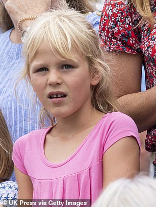 Their acute resemblance has been noted by royal onlookers, who even compared Isla to a young Princess Anne. Pictured: Isla in 2019