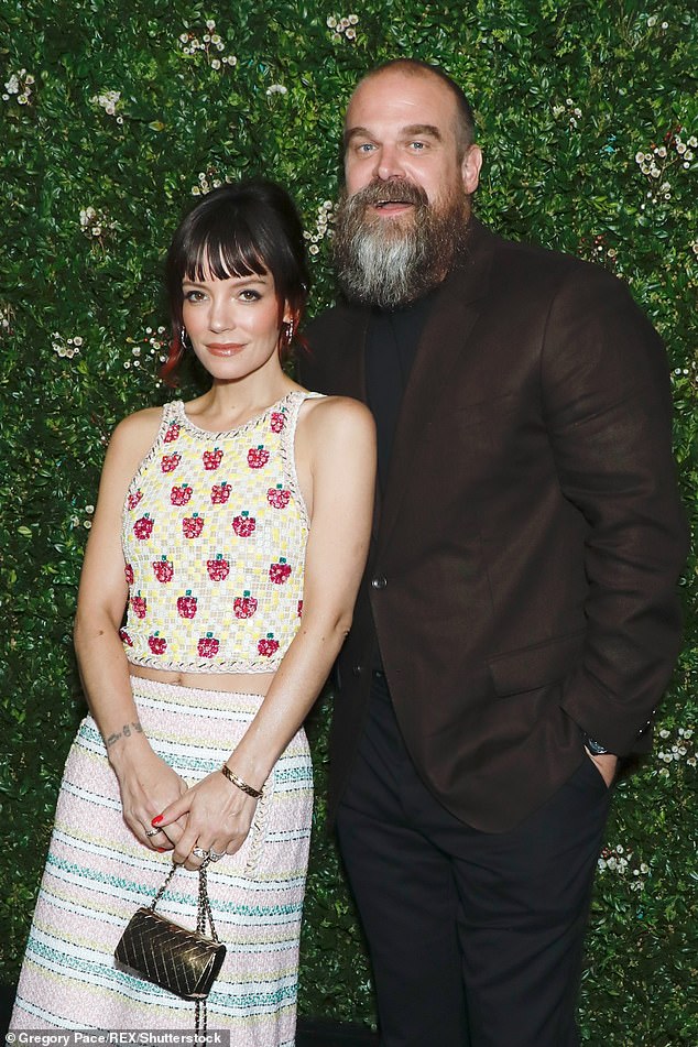 Natalie Tippett, who is the real inspiration behind Lily's West End Girl tracks, previously admitted to having sex with the singer's now ex-husband, David Harbour- after they opened up their marriage (pictured wit Lily in 2024)