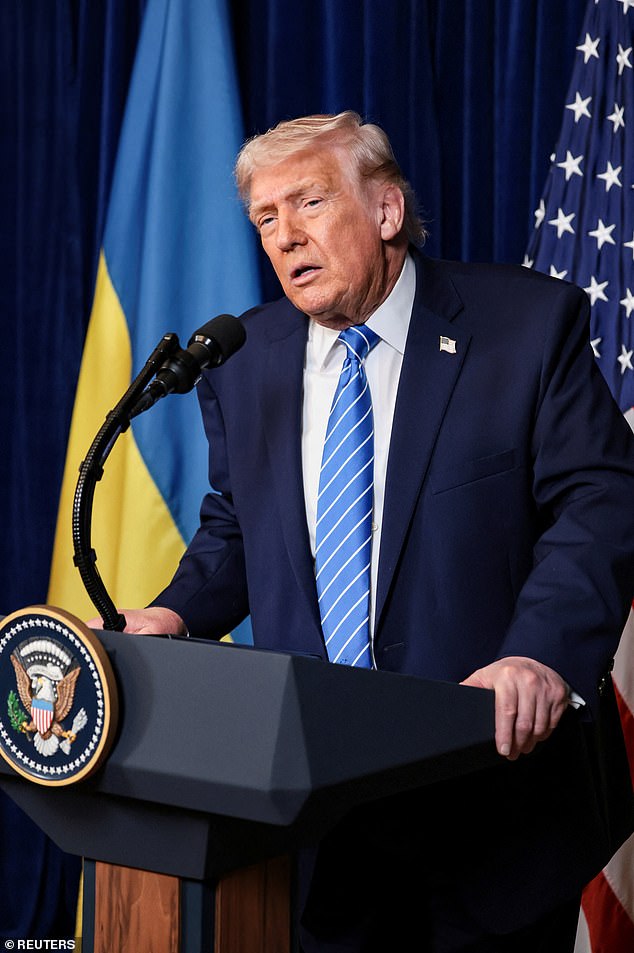 Trump had referred to Clooney as 'average' and said the actor makes 'totally mediocre' films in his rant; pictured in December 2025