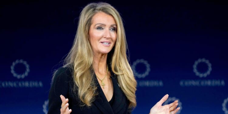 Kelly Loeffler of the U.S. Small Business Administration speaks during the 2025 Concordia Annual Summit on Sept. 24, 2025, in New York City.