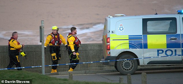 Emergency service response includes police and HM Coastguard