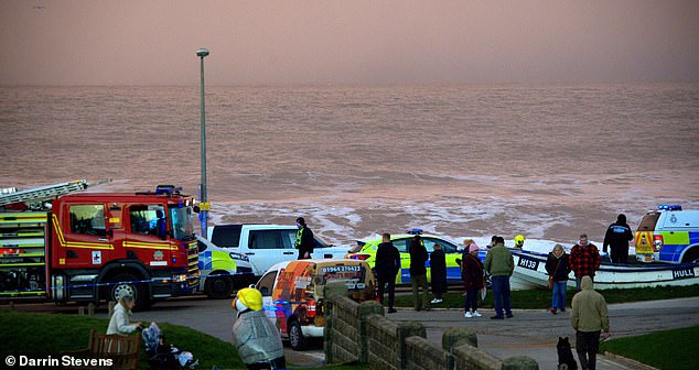 The large scale operation includes crews from across all emergency services