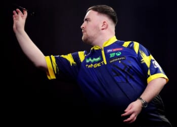 Luke Littler BOOED in raucous walk-on at World Darts Championship but cheered on by girlfriend Faith and pal Angry Ginge