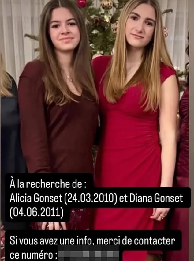 Alicia Gonset and Diana Gonset were reported missing