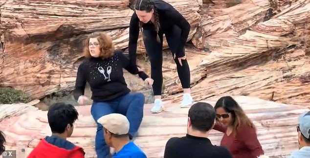 Video of the confrontation ended with the tourist leaving the Red Rock selfie spot while the Colorado Karen fumed