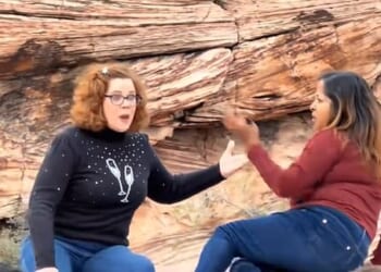 A woman was deemed the ¿first Karen of 2026¿ after her explosive outburst towards a tourist