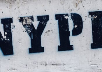 The New York Police Department logo is seen in a stock photo. A box of NYPD uniforms turned up on a Brooklyn sidewalk shortly before Zohran Mamdani was sworn in as mayor.