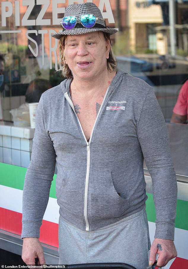 Mickey, pictured in 2021, has discussed about needing cosmetic procedures in past interviews