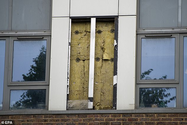 A type of PU insulation was behind the cladding around Grenfell tower