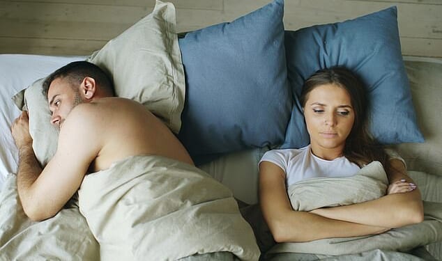 A woman asks Daily Mail columnist Jana Hocking about her husband's lack of sex drive (stock image)