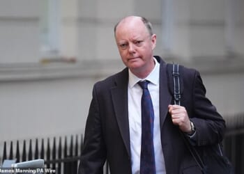 The bizarre survival tips were revealed in scripts published by the government, which would be read out by the UK's chief medical officers, including Professor Chris Whitty (pictured), on BBC Radio 2 and Radio 4 during a nationwide blackout