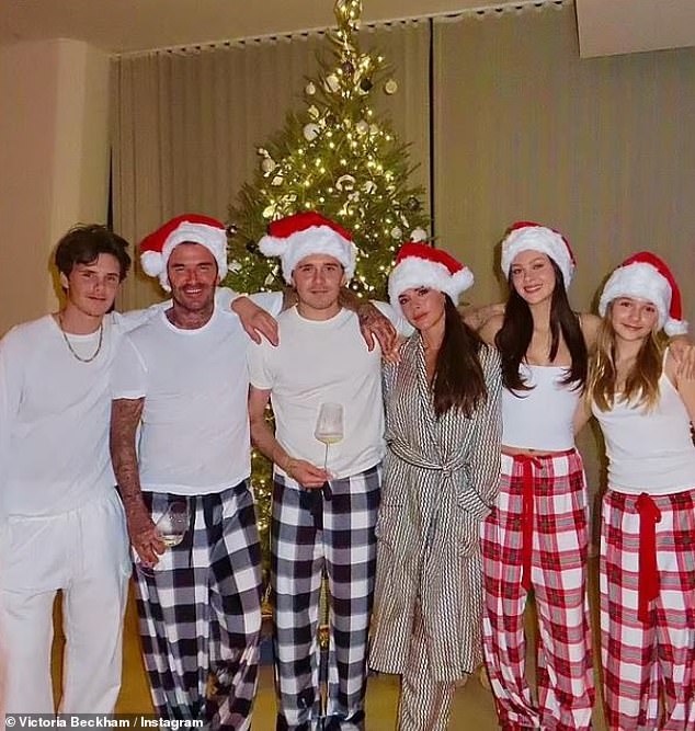 The eldest son, 26, and the rest of his family are locked in a bitter feud, which saw both David, 50, and Victoria, 51, get blocked on Instagram last month (pictured in 2023)