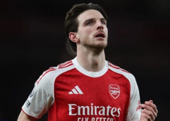 Declan Rice in Arsenal travelling squad for Bournemouth clash