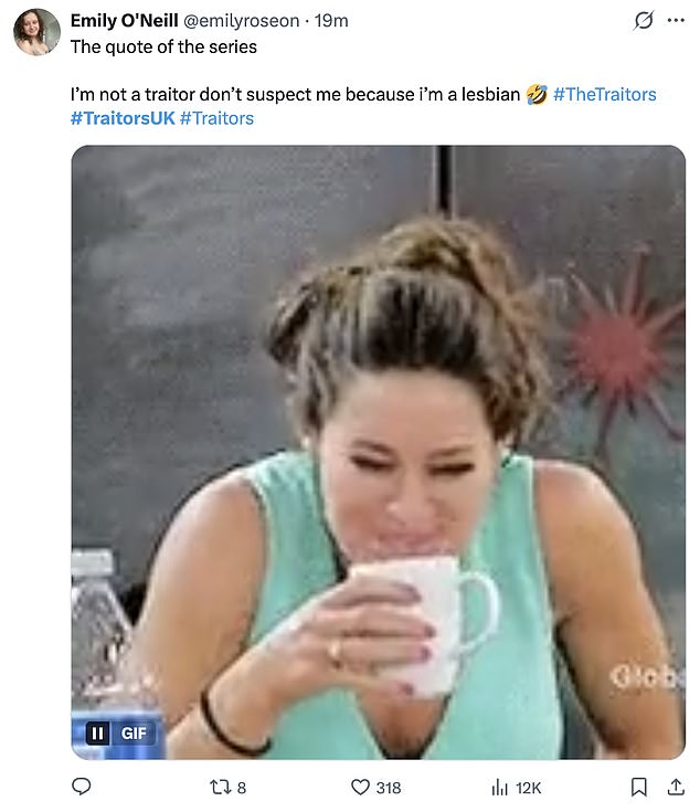 Following Amanda's comeback, viewers flocked to X, formerly Twitter, to share their amusement