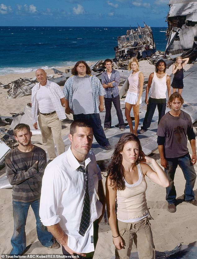 The star shot to fame in the ABC series Lost in 2004 with (From Top Left), Terry O'Quinn, Jorge Garcia, Ian Somerhalder, Maggie Grace, Naveen Andrews, Emilie De Ravin, Josh Holloway,  Matthew Fox and Monaghan