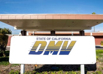 A DMV office in Fullerton, California, on Jan. 16, 2020.