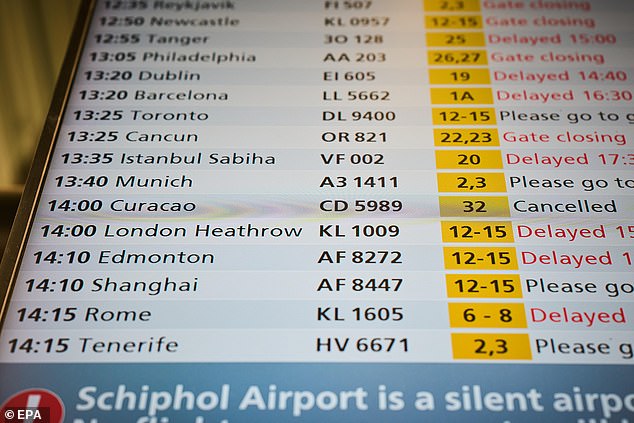 Although the tourist's flight is rescheduled for tomorrow, he'd worried it won't take off. Delta Air Lines doesn't show an outbound flight until at least Saturday, January 10