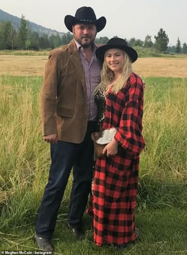 McCain, who married Domenech two days before Thanksgiving 2017 on her family's Arizona ranch, showered praise on him in November on their anniversary