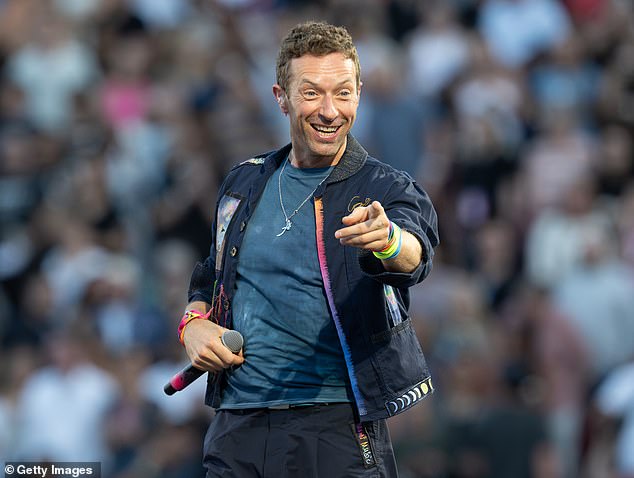 Coldplay's concerts made a splash last year due to the 'kiss cam' scandal (Pictured: Frontman of the band Chris Martin)