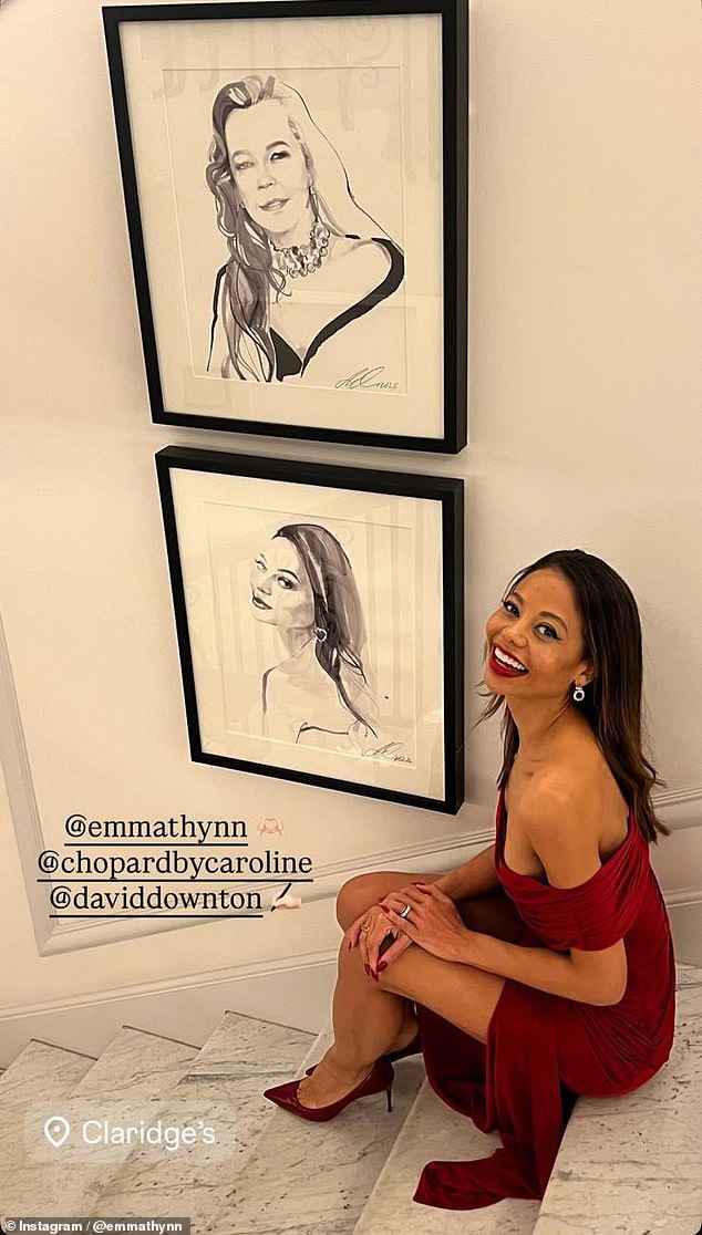 The likeness of the 39–year–old Emma Weymouth was created by David Downton