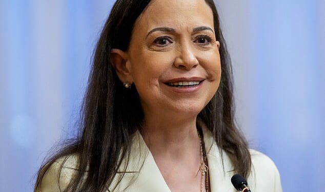 Donald Trump has dismissed the prospect of working with Venezuelan opposition leader Maria Corina Machado (pictured) after capturing the country's dictator, Nicolás Maduro