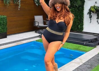 Charlotte Dawson, 33, showed off her incredible two stone weight loss as she shared inspiring comparison snaps on Instagram on Saturday