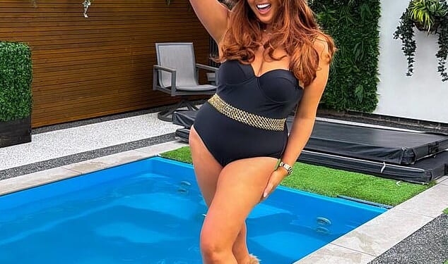 Charlotte Dawson, 33, showed off her incredible two stone weight loss as she shared inspiring comparison snaps on Instagram on Saturday