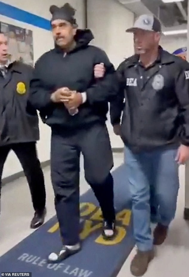 The pair met the same fate Saturday - captured from their beds in the dead of night during a US military operation and flown to New York City to face federal charges