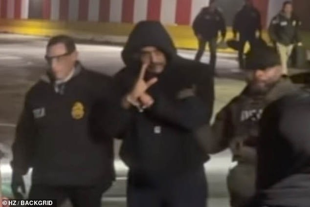 Maduro appeared to be calm and in good spirits throughout the hectic day of his arrest