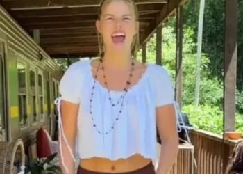 I live on a train in the middle of a forest