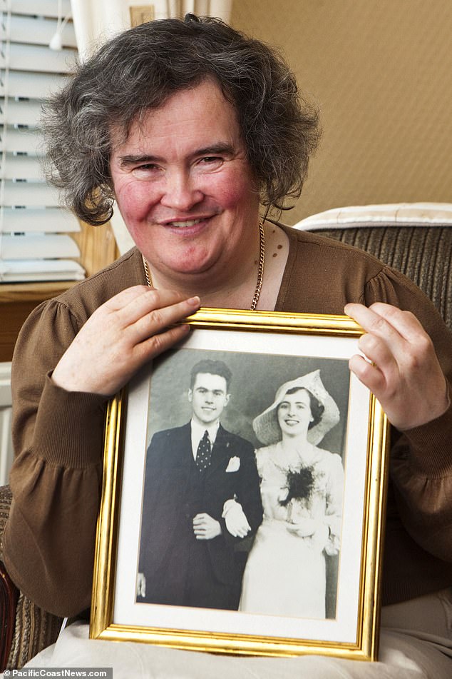 While Susan Boyle has had huge music success, she still makes a modest home in the remote village of West Lothian (pictured in 2009)