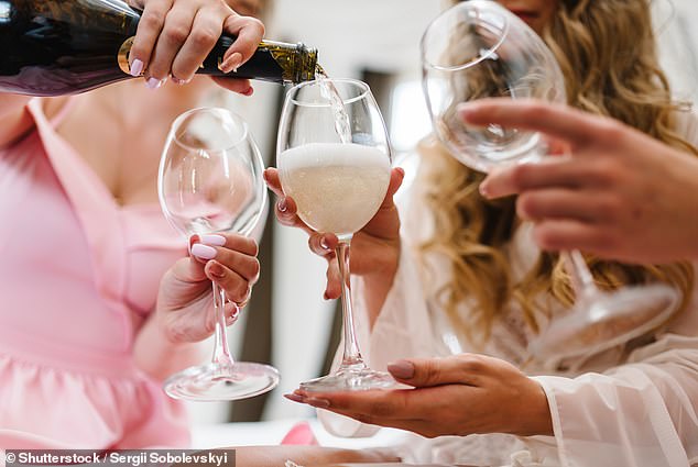 US guidance advises men to not consume more than two drinks per day and women not to consume more than one drink per day (stock image)
