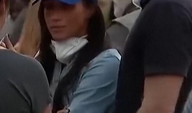 Harry and Meghan were branded 'disaster tourists' and 'ambulance chasers' by Hollywood actress Justine Bateman, after footage showed the couple hugging victims of the hellish wildfires at an evacuation centre in Pasadena