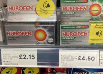 Cold and flu remedies slapped with security tags amid wave of winter bugs as shoplifting soars to 20-year high