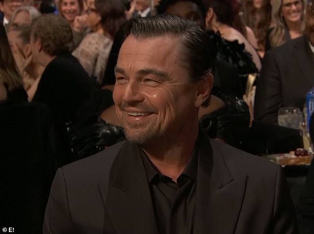 'Leo's here! Thank God! Leo almost didn't make it tonight because he was trapped on a boat in St. Barth's,' said Handler, in reference to travel restrictions that affected the Caribbean after Trump's airstrikes on Venezuela